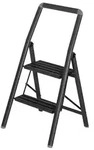 WENKO Leichte Aluminium Leiter Compact, Klapp-Trittleiter mit einklinkendem