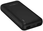 ANSMANN Powerbank 20000mAh - Power Bank 2 USB Ports & LED Statusanzeige - Schwarz