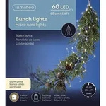 Kaemingk Lumineo LED-Lichtb&uuml;ndel 60 Micro LED warmwei&szlig; batteriebetrieben 80 cm