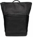 Salzen Rucksack Vertiplorer Leather Aligned Smoke - Schwarz