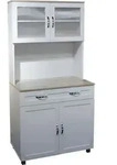 K&uuml;chenbuffet Blanca Wei&szlig; mit Regalf&auml;chern und einer Schublade 80x170x48 cm...