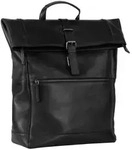 LEONHARD HEYDEN Rucksack Laptoprucksack mit Laptopfach Roma Backpack Rolltop Black
