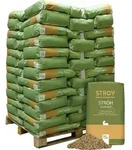 STROY Strohgranulat Einstreu 15kg x 65 Sack 975kg Palette