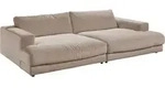 KAWOLA Big Sofa MADELINE Cord taupe - Taupe