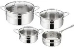 Tefal by Jamie Oliver Cook Smart 7 tlg. Topfset E311S7 - Silber