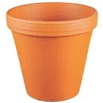 SPANG Blumentopf Ton &Oslash;16cm konisch natur - Orange