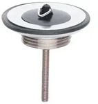 Kludi Stopfenventil Universal, ohne Kettenhalter, chromnickelstahl, 1 Stk. - Silber