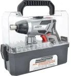 MANNESMANN M17735 Akkuschrauber 3,6 V mit Bitsortiment - Grau/Schwarz/Rot