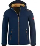 Trollkids 161-146 Kinder-Softshelljacke in Dunkelblau &ndash; wasserdicht -...
