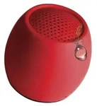 Boompods Zero Speaker, 3 cm, 3 W, Kabellos, Tragbarer Mono-Lautsprecher, Rot,