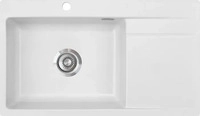 Fl&auml;chenb&uuml;ndige Sp&uuml;le STEMA 86 SL F in SATIN mit Becken links und...