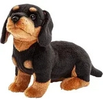 Uni-Toys - Dackel ohne Leine - 27 cm (L&auml;nge) - Pl&uuml;sch-Hund - Pl&uuml;schtier,