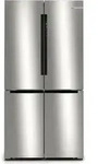 Bosch Serie 4 KFN96APEA, Freistehend, Mehrt&uuml;rig, Edelstahl, 605 l, SN-T, C - Silber