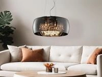 Pendelleuchte VAPORE Silber Chrom &Oslash; 50cm