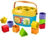 Fisher-Price Babys erste Bausteine, Motorikw&uuml;rfel, Steckspiel, Baukl&ouml;tze,