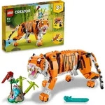 LEGO 31129 Creator Majest&auml;tischer Tiger, Panda oder Fisch, 3-in-1 Tierfiguren-Set,