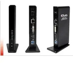 CLUB3D USB Gen1 Type A Dual Display Docking Station, Kabelgebunden, USB 3.2 Gen...