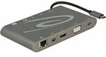 DeLOCK 87297, USB 3.2 Gen 2 (3.1 Gen 2) Type-C, Grau, MicroSD (TransFlash), SD,