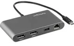 StarTech.com Thunderbolt 3 Mini Dock - Tragbare TB3-Dockingstation mit dual Monitoren