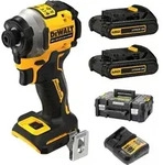 DeWALT DCF850D2T-QW Power-Schrauber/Schlagschrauber 3250 U/min Schwarz, Gelb -