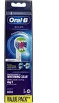Oral B EB 18-4 3D White 4er Pack Ersatzb&Atilde;1/4rstenk&ouml;pfe - Braun