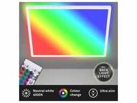 LED Panel RGB BRILONER LEUCHTEN SLIM, 15 W, 1850 lm, IP20, weiß, Kunststoff,