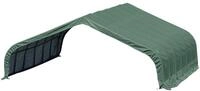 ShelterLogic Folien Weidezelt Zeltgarage Run-In-Shed Gr&uuml;n 730x670x380 cm