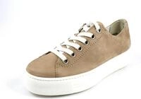 Paul Green Damenschuhe Schn&uuml;rschuhe Sportive Sneaker low Braun Freizeit,