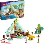 LEGO 41700 Friends Glamping am Strand, Abenteuer-Camping-Set, Spielzeug f&uuml;r M&auml;dchen
