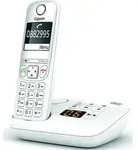 Gigaset AS690A, Analoges/DECT-Telefon, Kabelloses Mobilteil, 100 Eintragungen, Wei&szlig;