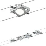 Paulmann Seilsystem Set MacLED 4x4W LED - Silber