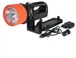AccuLux LED Fernstrahler 230V/12-24V, sw/rt 442181