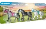 PLAYMOBIL Country 70999 3 Pferde: Friese, Knabstrupper & Andalusier - Bunt