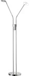 Fischer & Honsel LED Standlampe DENT Silber 150cm - Grau