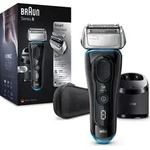 Braun Series 8 Elektrorasierer f&uuml;r Herren mit 3+1 Scherkopf und Trimmer - Schwarz