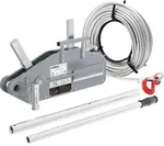 Wiltec Seilzug bis 1600 kg Seilwinde mit 20 m Seil, Handseilwinde mit &Oslash; 11 mm