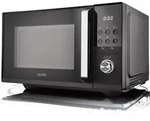 KOENIC KMWC 2521 DB, Mikrowelle mit Grillfunktion, Hei&szlig;luftfunktion - Schwarz -
