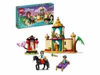 LEGO 43208 Disney Jasmins und Mulans Abenteuer, Prinzessinnen-Spielzeug zum Bauen mit