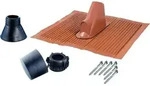 Kathrein ZTS 41ro Dachsparrenhalter Montage Set mit Mastkappe - Rot