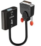 Lindy DVI auf VGA Konverter, 0,1 m, DVI-D, VGA (D-Sub), M&auml;nnlich, Weiblich, Gerade -