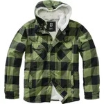 Brandit Lumber Jacke, schwarz/gr&uuml;n, L - Schwarz/Gr&uuml;n - L