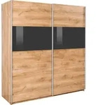 Schwebet&uuml;renschrank Bramfeld Kleiderschrank Ausf&uuml;rung w&auml;hlbar,Plankeneiche /
