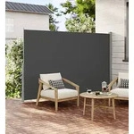 SONGMICS Seitenmarkise, Sichtschutz, 200 x 350 cm, aus 220 g/m2 Polyester,