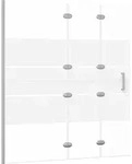 vidaXL Faltbare Duschkabine ESG 120x140 cm Wei&szlig; - Transparent