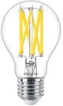 Philips Filament-Lampe, transparent, 100W A60 E27, 10,5 W, 100 W, E27, 1521 lm, 15000