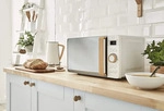 Swan Nordic 20 L digitaler Mikrowellenherd, 6 Leistungsstufen, 800 W Leistung, 3 -