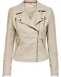 Only Kunstlederjacken - Beige - 38