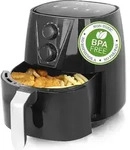 Emerio Hei&szlig;luftfritteuse Smart Fryer 3.8L schwarz Cool tou - Schwarz