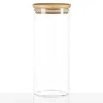 Dimono Vorratsglas Gr&ouml;&szlig;e L (9x20cm) - Hochwertige Vorratsdose aus Glas f&uuml;r