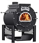 Bruno&reg; Werkstattofen Techno schwarz 15 kW Stahl A - Schwarz